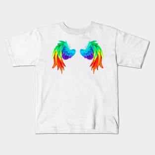 Bright rainbow wings Kids T-Shirt